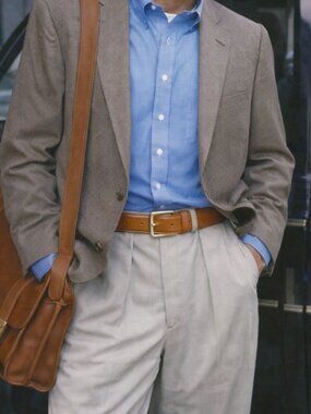 New, Vintage Coach Tan Leather Bridle Belt